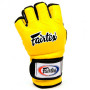 Fairtex FGV12 MMA Gloves "Open Thumb Loop" Yellow