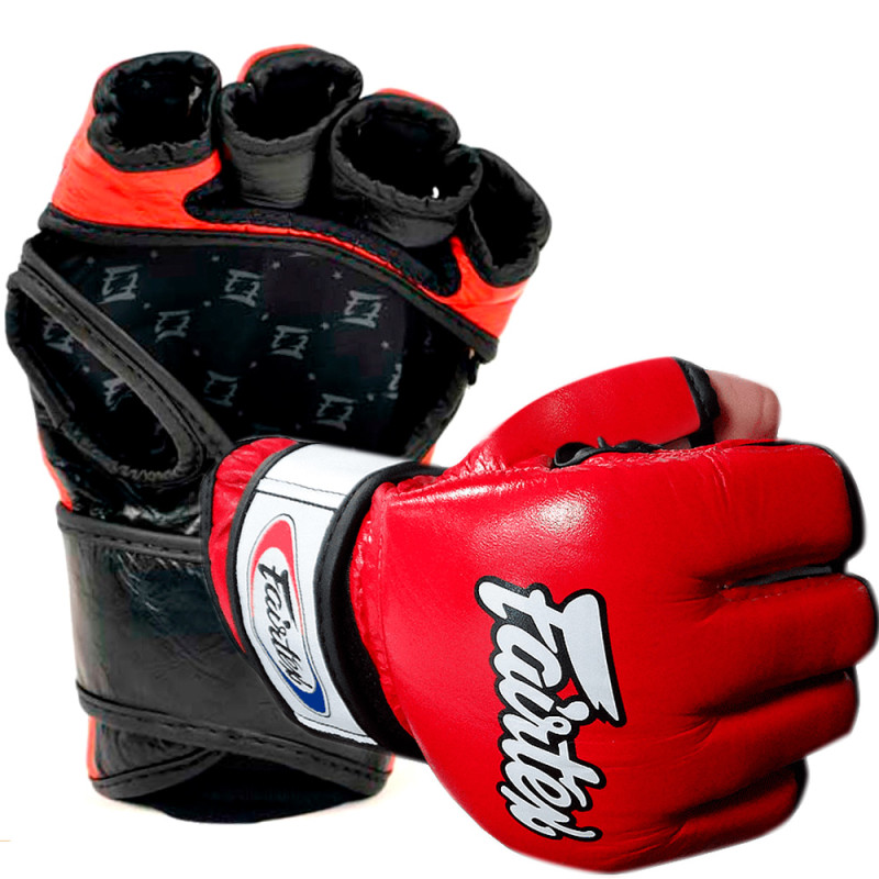 Fairtex FGV12 MMA Gloves "Open Thumb Loop" Red