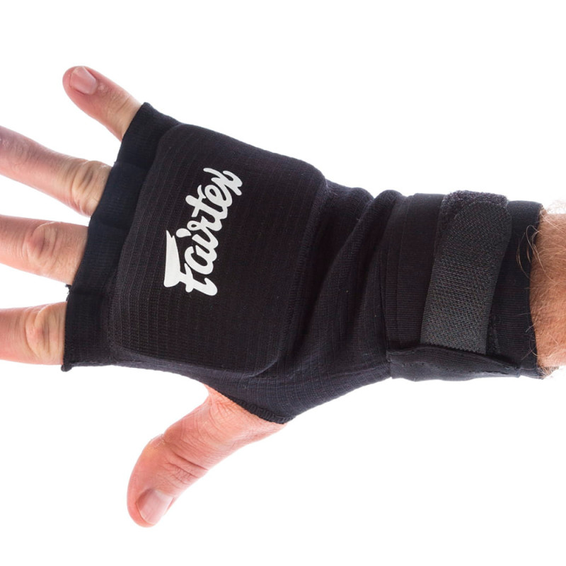 Fairtex HW3 Quick Hand Wraps Muay Thai Boxing Free Shipping Black