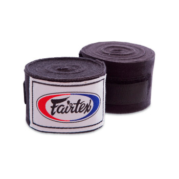 Fairtex HW2 Hand Wraps Muay Thai Boxing Free Shipping Black