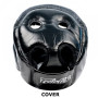 Fairtex HG13 Boxing Headgear Head Guard "Diagonal Vision Sparring" Black-Blue