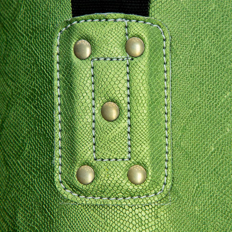 Fairtex HB6PY 6FT Heavy Bag Muay Thai Boxing Banana Bag “Python Print” Green-Gold Unfilled