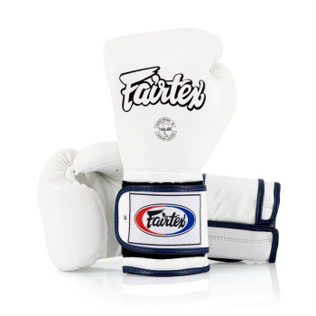 Fairtex BGV9 Boxing Gloves Mexican Style "Heavy Hitter's" White