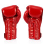 Fairtex BGV6 Boxing Gloves "Stylish Angular Sparring" Full Wrist Closure Red