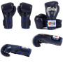 Fairtex BGV9 Boxing Gloves Mexican Style "Heavy Hitter's" Blue