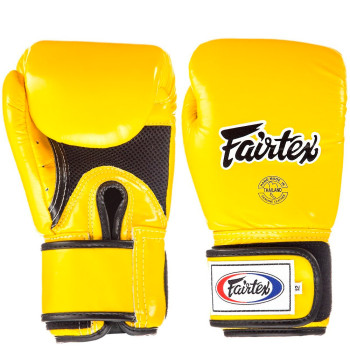 Fairtex BGV1 Boxing Gloves "Breathable" Universal Yellow