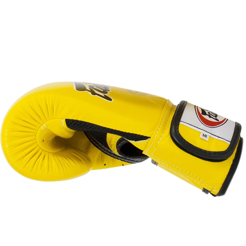 Fairtex BGV1 Boxing Gloves "Breathable" Universal Yellow