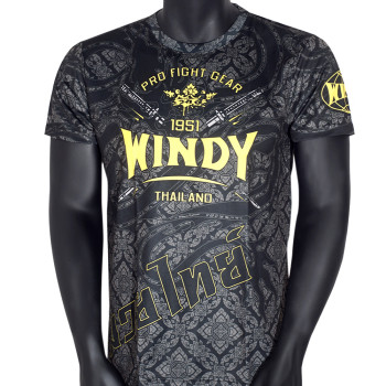 Windy T-Shirt Muay Thai Training Boxing MMA Dry Wicking Free Shipping