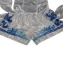 TUFF Muay Thai Boxing Shorts Gladiator "Roman" White-Blue