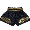 TKB TopKing Muay Thai Boxing Shorts Black-Gold Free Shipping