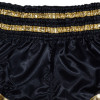 TKB TopKing Muay Thai Boxing Shorts Black-Gold Free Shipping