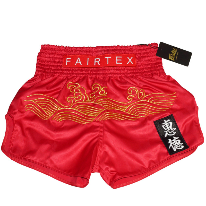 Fairtex BS1910 Muay Thai Boxing Shorts "Golden River" Free Shipping