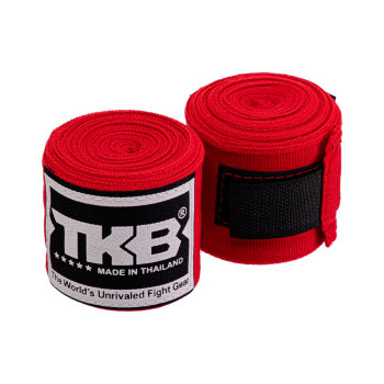 TKB Top King Hand Wraps Muay Thai Boxing Elastic Free Shipping Red