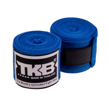 TKB Top King Hand Wraps Muay Thai Boxing Elastic Free Shipping Blue