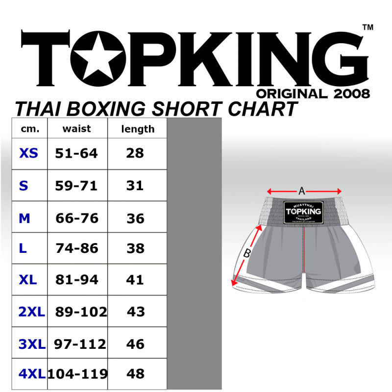 TKB TopKing Muay Thai Boxing Shorts Black-Gold Free Shipping