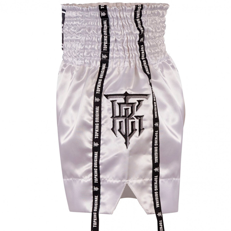 TKB TopKing TKTBS-201 Muay Thai Boxing Shorts White Insert Free Shipping