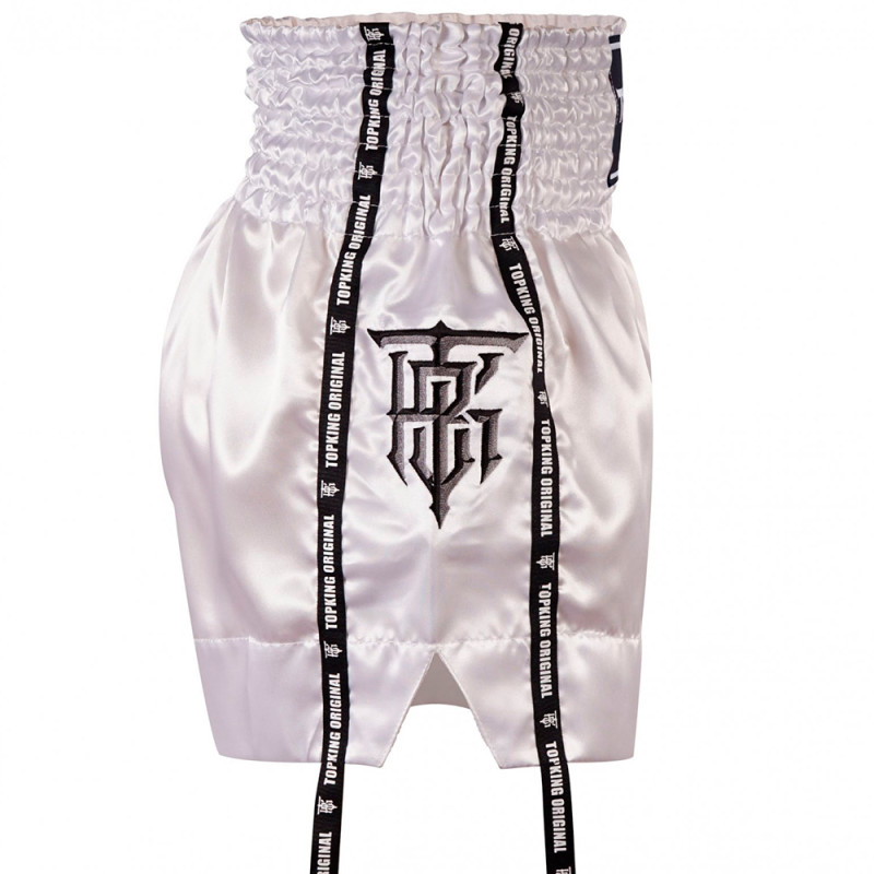 TKB TopKing TKTBS-201 Muay Thai Boxing Shorts White Insert Free Shipping