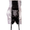 TKB TopKing TKTBS-201 Muay Thai Boxing Shorts Black Insert Free Shipping