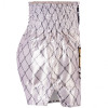 TKB TopKing TKTBS-213 Muay Thai Boxing Shorts White-Silver Free Shipping