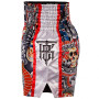 TKB Top King TKTBS-206 Muay Thai Boxing Shorts White Insert Free Shipping