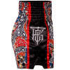 TKB TopKing TKTBS-206 Muay Thai Boxing Shorts Black Insert Free Shipping