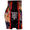 TKB TopKing TKTBS-205 Muay Thai Boxing Shorts Black Insert Free Shipping
