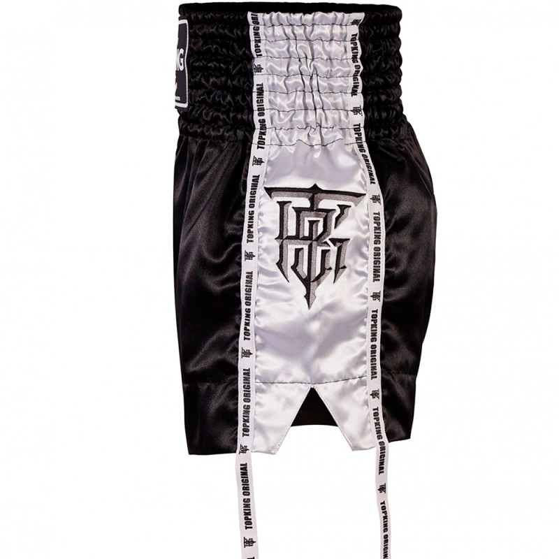 TKB TopKing TKTBS-202 Muay Thai Boxing Shorts White Insert Free Shipping