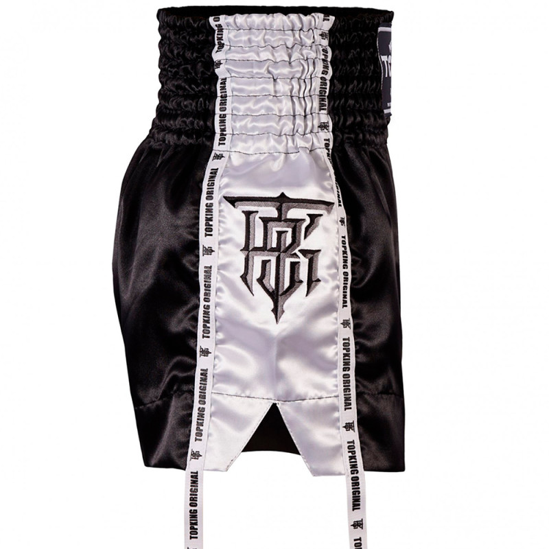 TKB TopKing TKTBS-202 Muay Thai Boxing Shorts White Insert Free Shipping