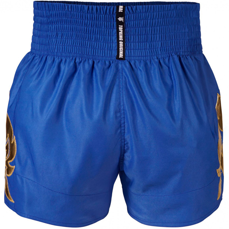 TKB TopKing TKTBS-229 Muay Thai Boxing Shorts Blue Free Shipping