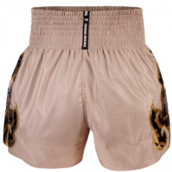 TKB TopKing TKTBS-228 Muay Thai Boxing Shorts Beige Free Shipping
