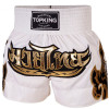 TKB TopKing TKTBS-228 Muay Thai Boxing Shorts White Free Shipping