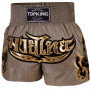 TKB Top King TKTBS-228 Muay Thai Boxing Shorts Khaki Free Shipping