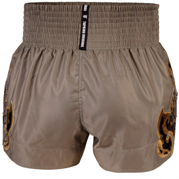 TKB TopKing TKTBS-228 Muay Thai Boxing Shorts Khaki Free Shipping