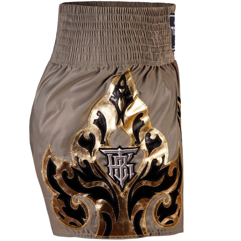 TKB TopKing TKTBS-228 Muay Thai Boxing Shorts Khaki Free Shipping