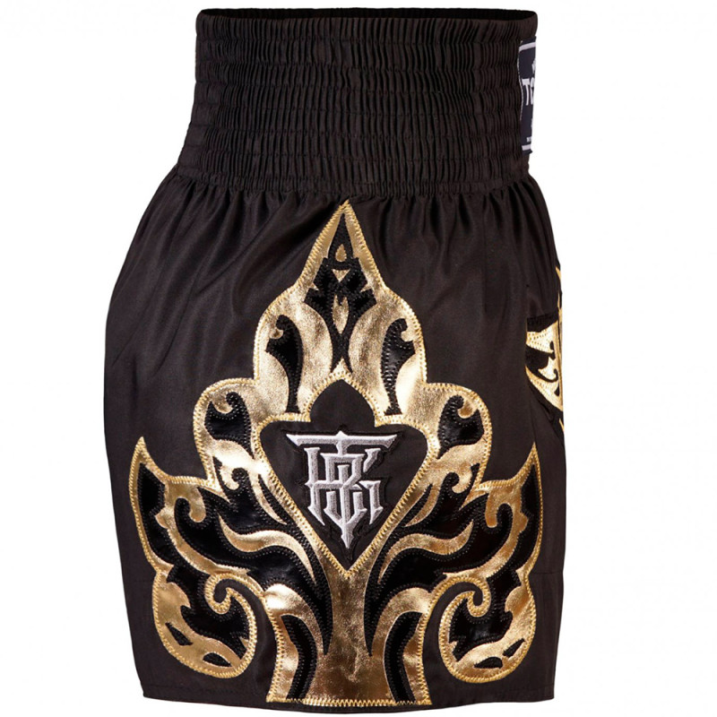 TKB TopKing TKTBS-228 Muay Thai Boxing Shorts Black Free Shipping