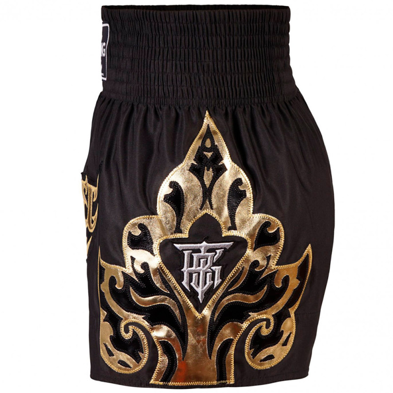 TKB TopKing TKTBS-228 Muay Thai Boxing Shorts Black Free Shipping
