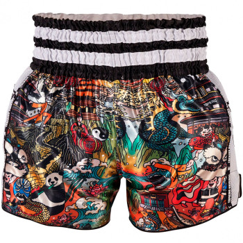 TKB TopKing TKTBS-227 Muay Thai Boxing Shorts Mesh White Free Shipping