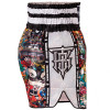 TKB TopKing TKTBS-227 Muay Thai Boxing Shorts Mesh White Free Shipping