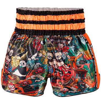 TKB TopKing TKTBS-227 Muay Thai Boxing Shorts Mesh Orange Free Shipping