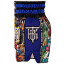 TKB Top King TKTBS-227 Muay Thai Boxing Shorts Mesh Blue Free Shipping