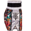 TKB TopKing TKTBS-226 Muay Thai Boxing Shorts Insert White Free Shipping