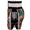 TKB TopKing TKTBS-226 Muay Thai Boxing Shorts Insert Black Free Shipping