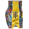 TKB TopKing TKTBS-225 Muay Thai Boxing Shorts Insert Yellow Free Shipping
