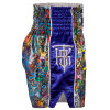 TKB TopKing TKTBS-225 Muay Thai Boxing Shorts Insert Blue Free Shipping