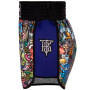 TKB Top King TKTBS-224 Muay Thai Boxing Shorts Blue Mesh Free Shipping