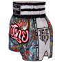 TKB Top King TKTBS-223 Muay Thai Boxing Shorts White Mesh Free Shipping