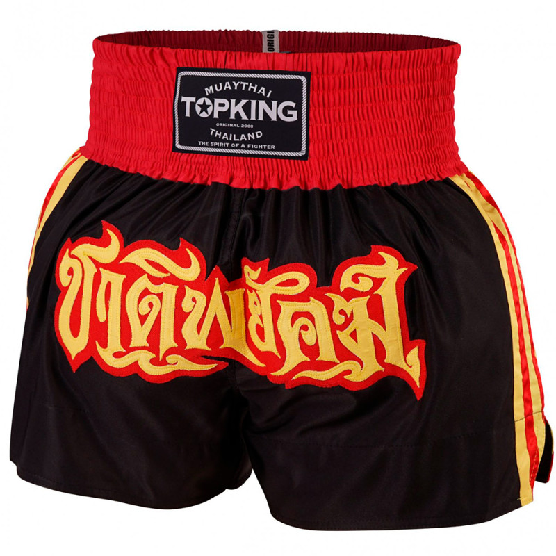 TKB TopKing TKTBS-220 Muay Thai Boxing Shorts Black Free Shipping