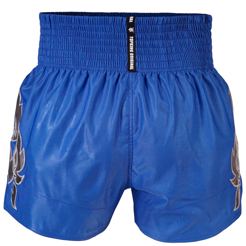 TKB TopKing TKTBS-230 Muay Thai Boxing Shorts Blue Free Shipping