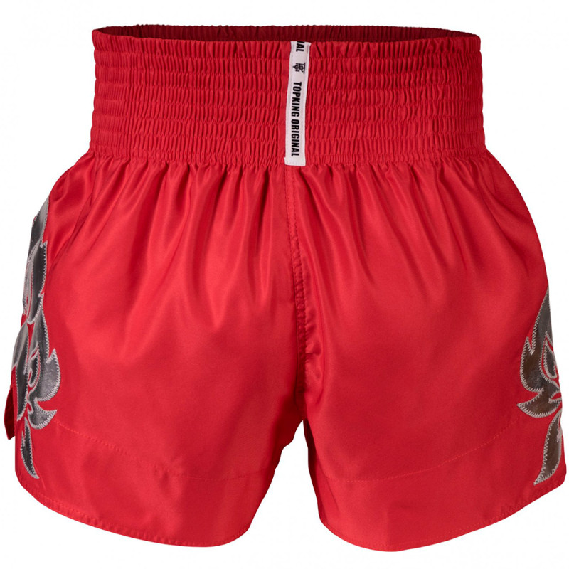 TKB TopKing TKTBS-230 Muay Thai Boxing Shorts Red Free Shipping