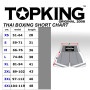 TKB Top King TKTBS-077 Muay Thai Boxing Shorts "Gladiator" Blue Free Shipping